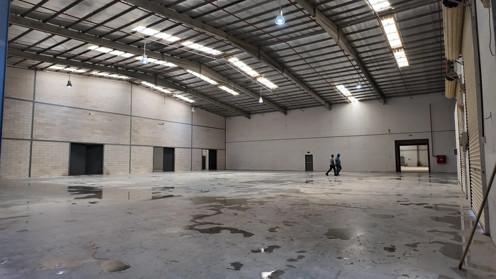 Almosa logistics warehouses — internal street